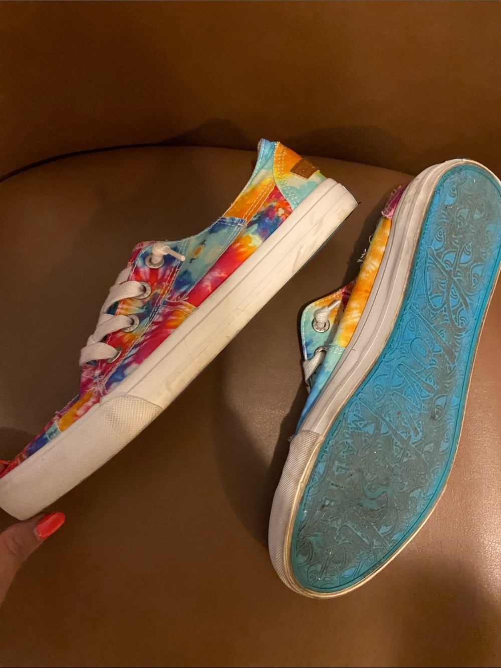 Blowfish Tie-Dye Canvas Sneakers in Multicolor - Picture 3 of 5